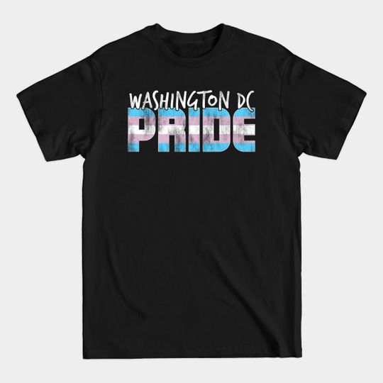 Discover Washington DC Pride Transgender Flag - Dc - T-Shirt