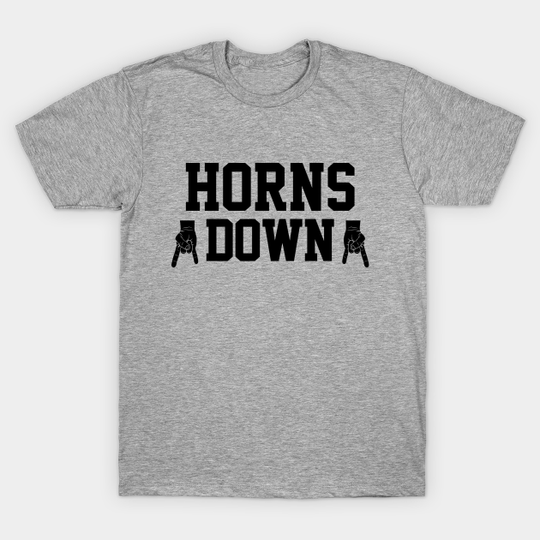 Discover Horns Down - Orange/Black - Horns Down - T-Shirt