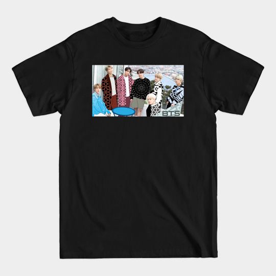 Discover BTS korean boyband with vector clothes - Bts - T-Shirt