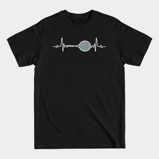 Discover Tennis Racquet Heartbeat - Gift for Tennis Players T-Shirt