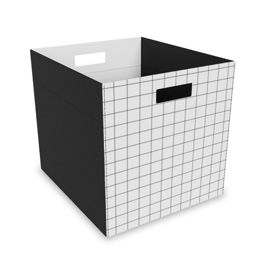 Discover Felt Storage Box Grid, Storage Bin