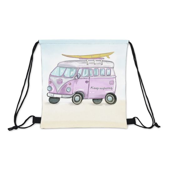 Discover Keep exploring Outdoor Drawstring Bag kids and Adults