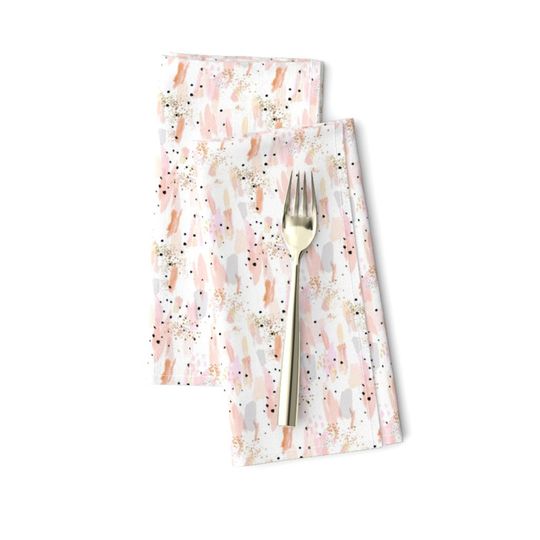 Discover Small Scale Abstract Dinner Napkins