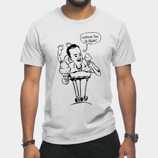 Discover Lt Dan Ice Cream! - Forrest Gump - T-Shirt