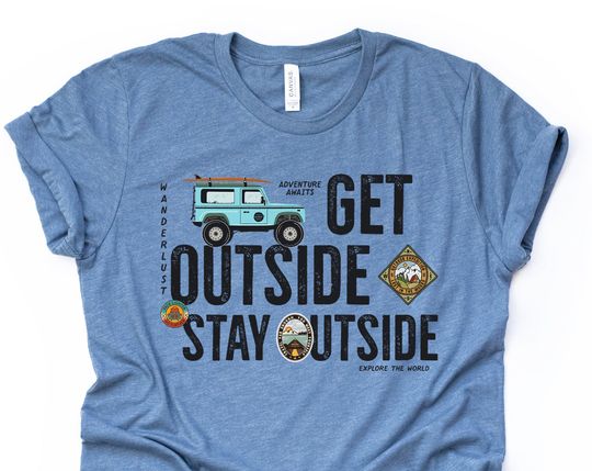 Discover Camping, Hiking, Get Outside, Shirt