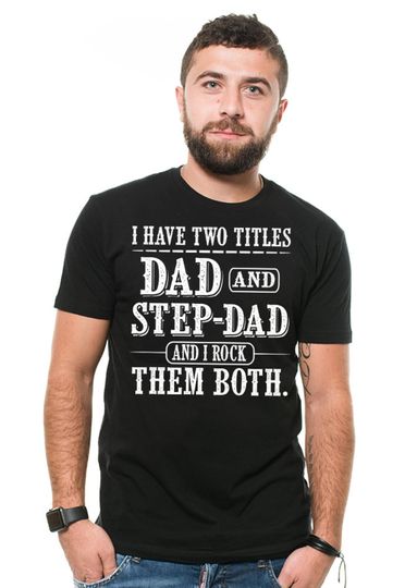 Discover Step Dad Unique Father's Day Gift Shirt