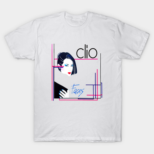Discover Clio Faces 80s Italo Disco Underground - Clio Faces 80s Italo Disco Underground - T-Shirt