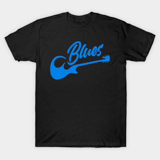 Discover Blues Music Guitar - Blues - T-Shirt