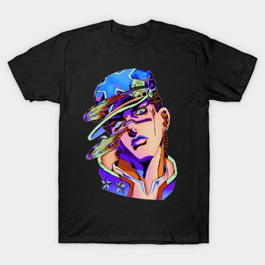 Discover Stone Ocean Jotaro Head Art - Jojo's Bizarre Adventure T-Shirt