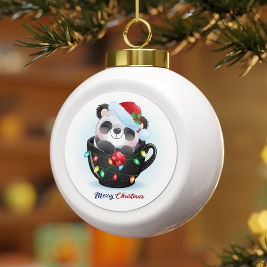 Discover Panda Christmas Ball Ornament Christmas Tree