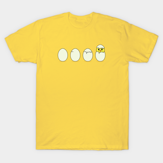 Discover Hatching chicken egg - Egg - T-Shirt