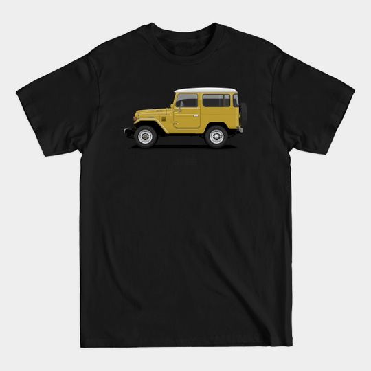 Discover Land Cruiser FJ40 HardTop Mustard Yellow - Toyota Land Cruiser - T-Shirt