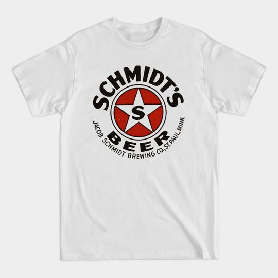 Discover Schmidt's Beer - Jacob Schmit Brewing - T-Shirt