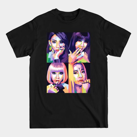 Discover 2ne1 full member - 2ne1 Kpop Cl Minzy Dara Bom - T-Shirt