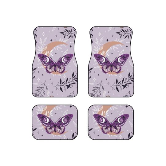 Discover Elegant Celestial Boho Car Floor Mats