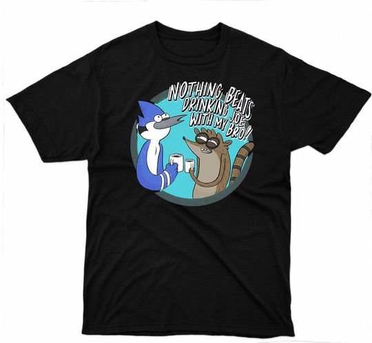 Discover Regular show t-shirt, Beer shirt unisex, Mordecai, Rigby men's, women's