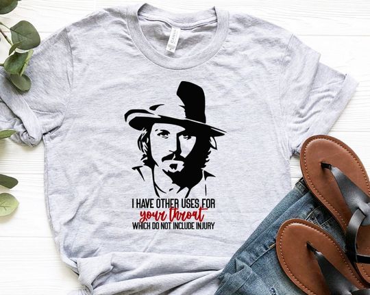 Discover Support Johnny Depp Quotes T-Shirt