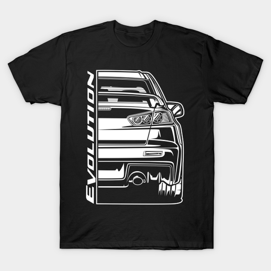 Discover Lancer Evolution X (White Print) - Evo X - T-Shirt