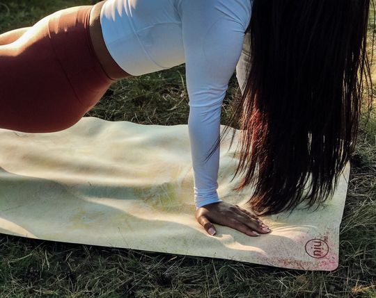 Discover Premium Eco Rubber Yoga Mat Mediterranean