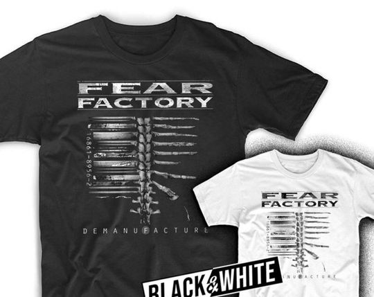 Discover Fear Factory Demanufacture poster album cover metal hard rock music T Shirt