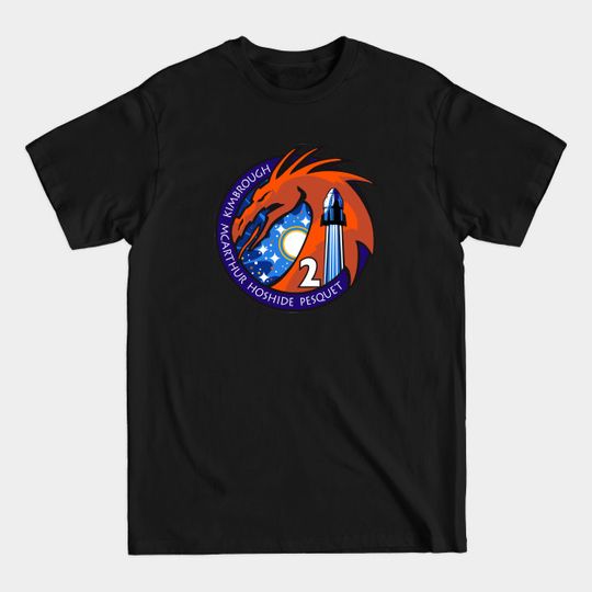 Discover NASA SpaceX Crew-2 Astronaut Mission Patch - Spacex - T-Shirt
