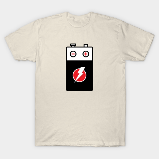 Discover 9V - Battery Icon - T-Shirt