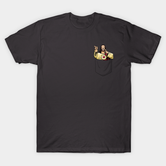 Discover Buddy Christ in Pocket - Buddy Christ - T-Shirt