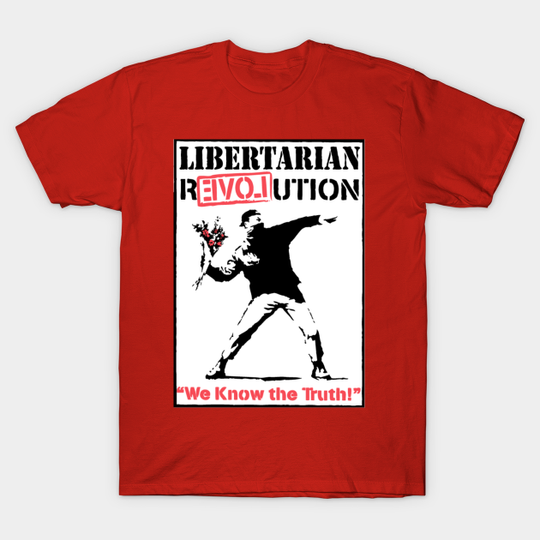 Discover Libertarian R(ev)olution - United States Of America - T-Shirt