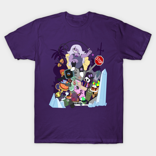 Discover Amethyst: Queen of Junk - Steven Universe - T-Shirt