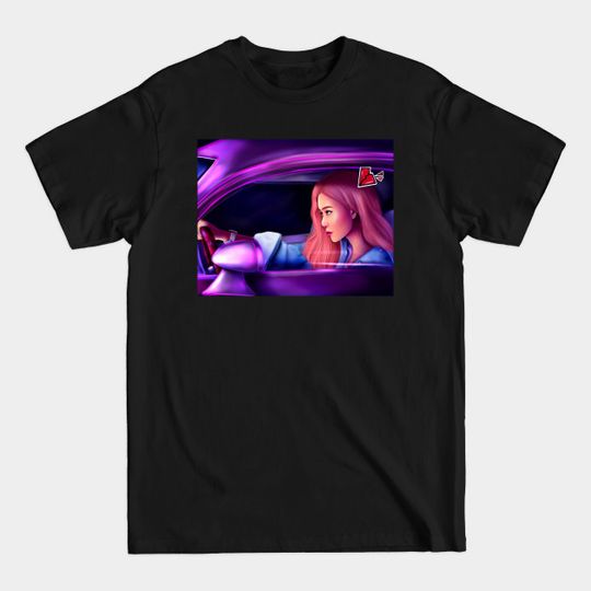 Discover Rosè black pink Front print, rose - Kpop - T-Shirt