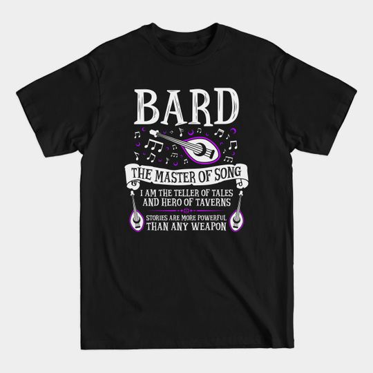 Discover Bard, Dungeons & Dragons - The Master of Song - Dungeons And Dragons - T-Shirt