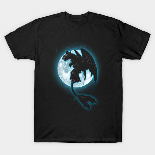 Discover Moonlight Dragon - How To Train Your Dragon - T-Shirt