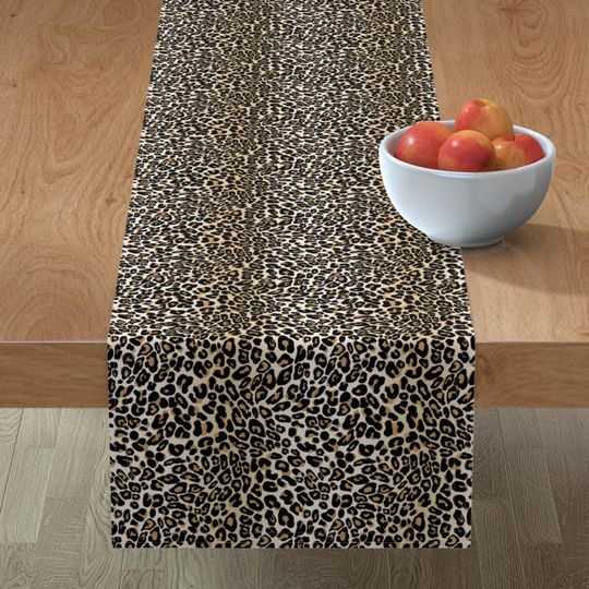 Discover Cheetah Spots Table Runner