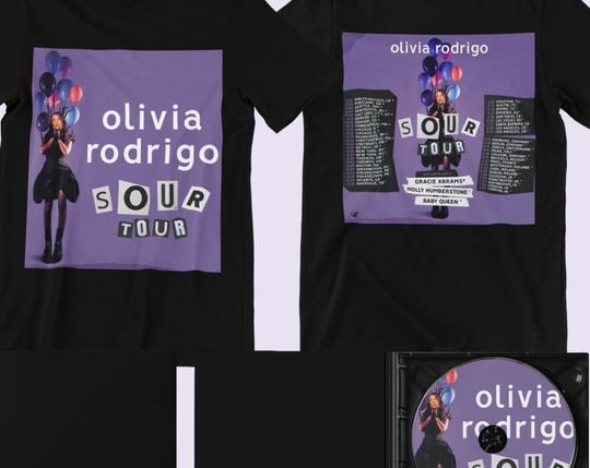 Discover 2 SIDES Olivia Rodrigo, Sour Tour 2022 Shirt, Olivia Rodrigo Shirt