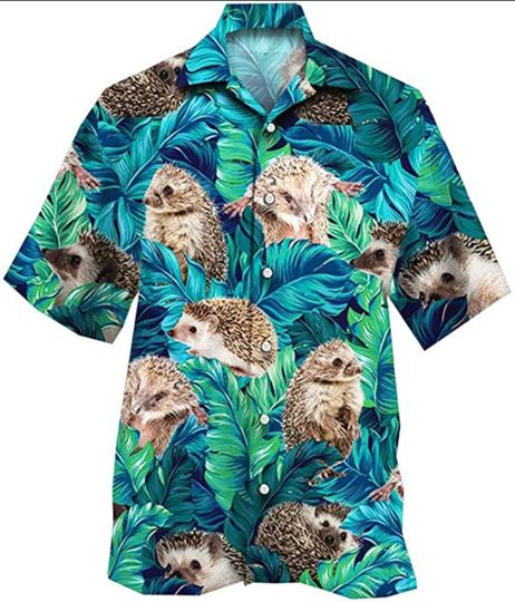 Discover Tropical Hedgehog Hawaiian Shirt
