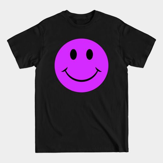 Discover Smiley Face Purple Emoji - Smiley Face Purple Emoji - T-Shirt