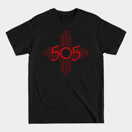 Discover the 505 zia - New Mexico - T-Shirt