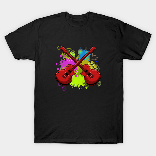 Discover Electric Guitar Guitarist E-Guitar - Electric Guitar - T-Shirt