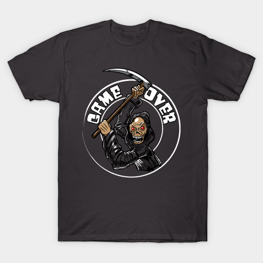 Discover Grim Reaper Game Over - Grim Reaper Game Over - T-Shirt