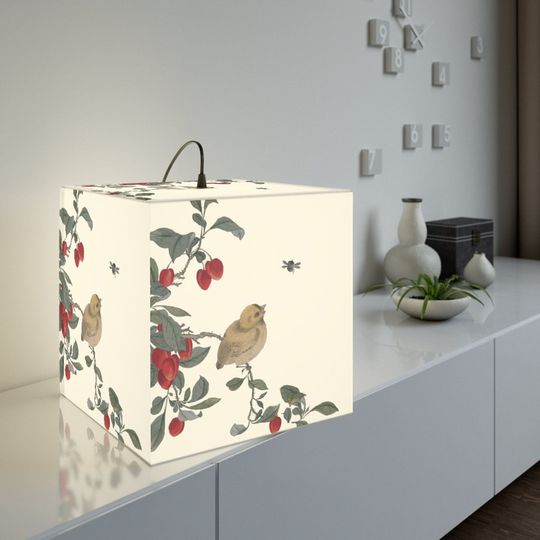 Discover White Cube Lamp