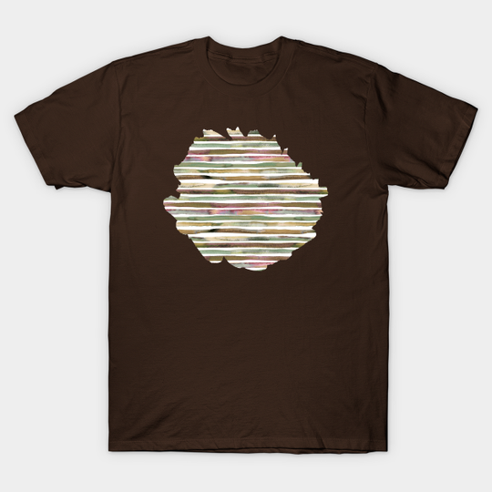 Discover Watercolor stripes Natural - Stripes - T-Shirt