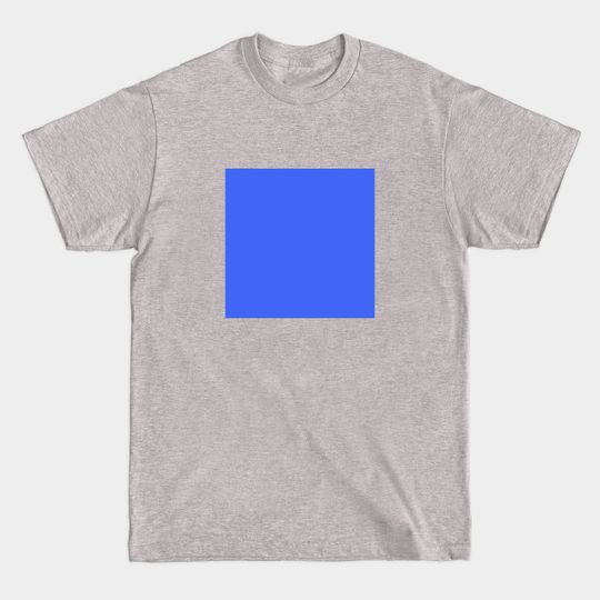 Discover PLAIN SOLID Ultramarine Blue - Blue - T-Shirt