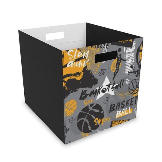 Discover Basketball Felt Storage Box