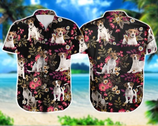 Discover Jack Russell Hawaiian Shirt, Jack Russell Tropical Shirt