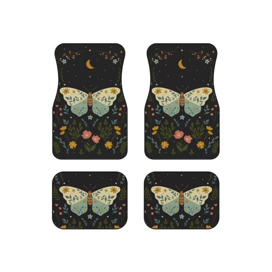 Discover Bohemian Butterfly Car Mats