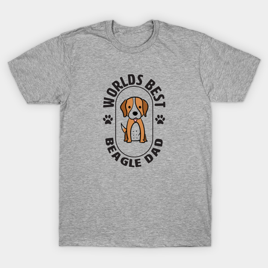 Discover World's Best Beagle Dad Design Shirt