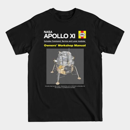 Discover Apollo XI - Owners' Workshop Manual - Nasa - T-Shirt