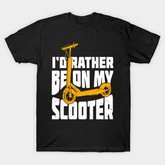 Discover Motorized Electric Kick Scooter E-Scooter Rider - E Scooter - T-Shirt