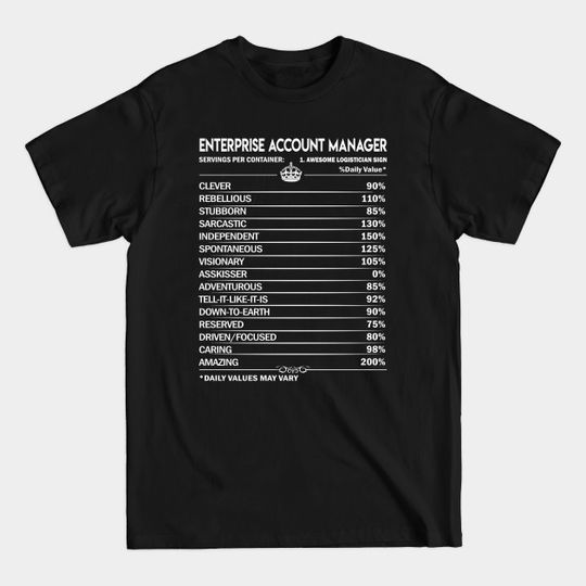 Discover Enterprise Account Manager Daily Factors T-Shirt