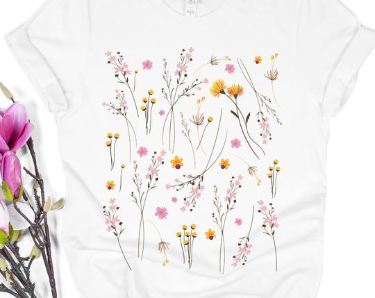 Discover Floral Wild Flowers Tshirt